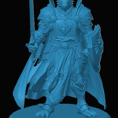 Mô hình Dragonborn Paladin