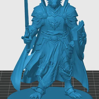 Mô hình Dragonborn Paladin