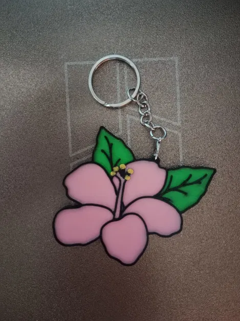 Mẫu in 3D bông hoa dâm bụt (Hibiscus) - Image 2