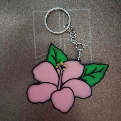 Mẫu in 3D bông hoa dâm bụt (Hibiscus)