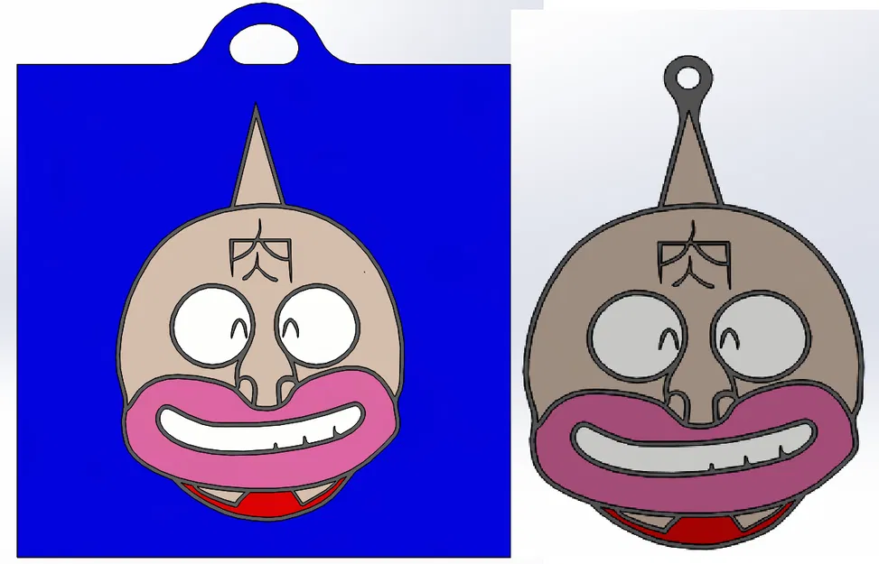 Móc khóa Kinnikuman 3D in dễ dàng - Món quà hoài niệm siêu cute - Image 1