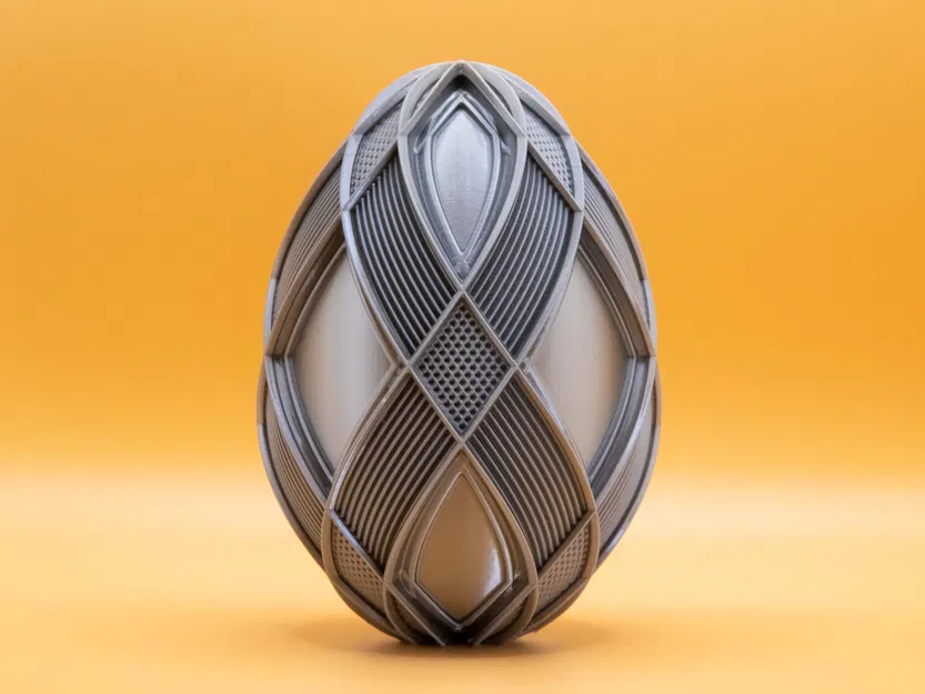 Trứng Phục Sinh Họa Tiết Lưới Ribbon Đóng 2026 - Image 2