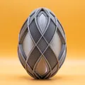 Trứng Phục Sinh Họa Tiết Lưới Ribbon Đóng 2026 - Thumbnail 2