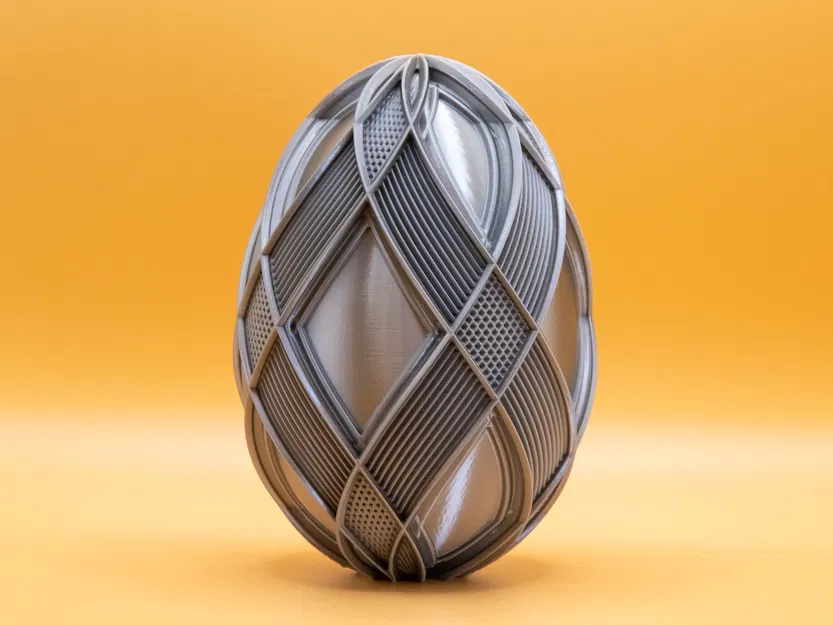 Trứng Phục Sinh Họa Tiết Lưới Ribbon Đóng 2026 - Image 3