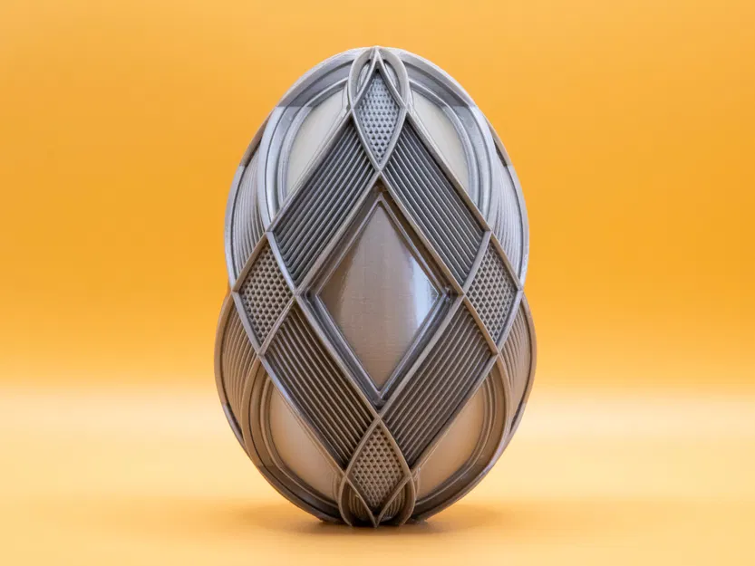 Trứng Phục Sinh Họa Tiết Lưới Ribbon Đóng 2026 - Image 4