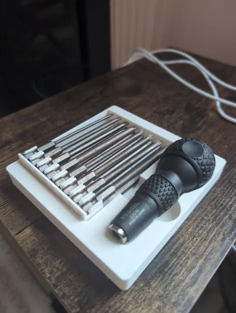 Khay Gridfinity cho Tua Vít Vessel 220w Ball Grip - Image 1