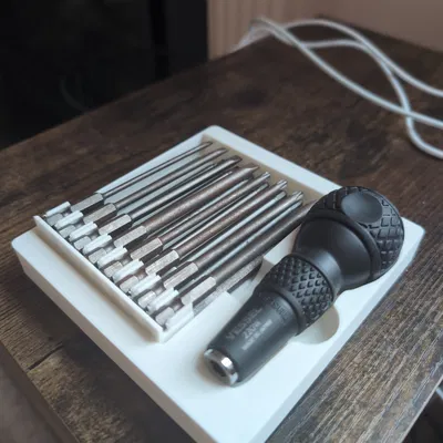 Khay Gridfinity cho Tua Vít Vessel 220w Ball Grip