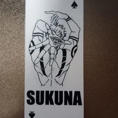 Bookmark Jujutsu Kaisen - Thiết kế phong cách Sukuna