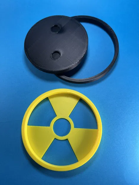 Nam châm tủ lạnh hình biểu tượng phóng xạ - Không cần AMS hoặc MMU - Image 2