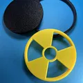 Nam châm tủ lạnh hình biểu tượng phóng xạ - Không cần AMS hoặc MMU - Thumbnail 3