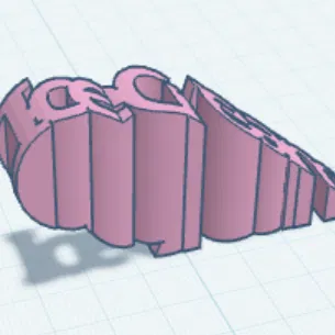 Mô hình 3D ảo giác quang học chữ Ice Cream ấn tượng