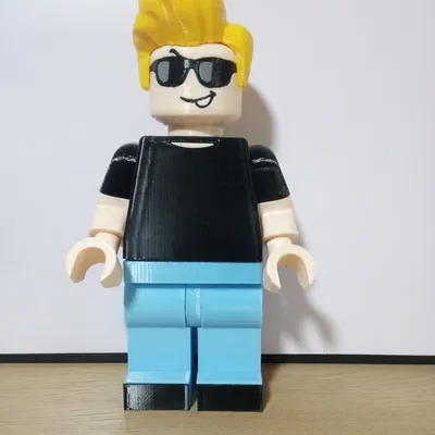 Mô hình Johnny Bravo Giant Minifig - In 3D sáng tạo cho người hâm mộ