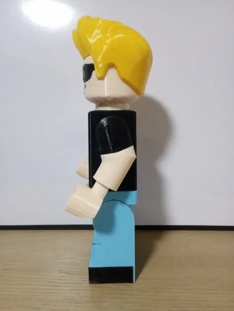 Mô hình Johnny Bravo Giant Minifig - In 3D sáng tạo cho người hâm mộ - Image 2
