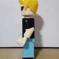 Mô hình Johnny Bravo Giant Minifig - In 3D sáng tạo cho người hâm mộ - Thumbnail 2