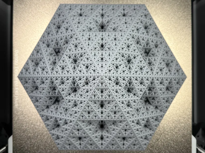 Kim tự tháp Fractal Sierpiński Snowflake | Level 6 (Vase Mode) - Image 4