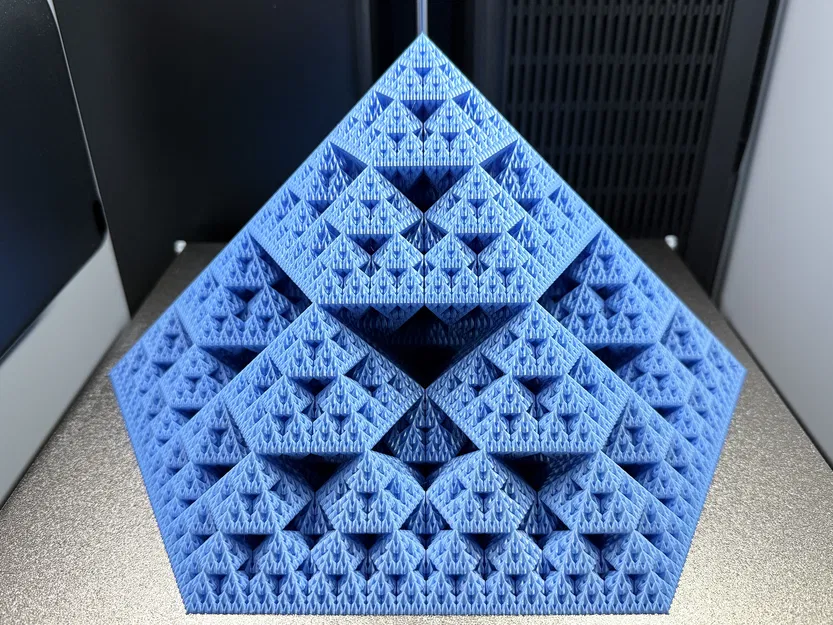 Kim tự tháp Fractal Sierpiński Snowflake | Level 6 (Vase Mode) - Image 16