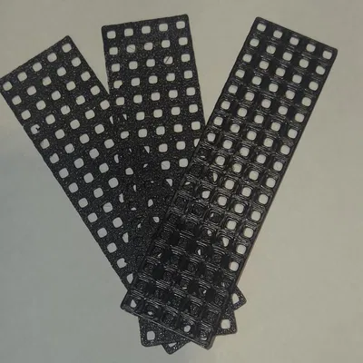 Kẹp sách họa tiết ô vuông (Bookmark) in 3D đơn giản, tinh tế