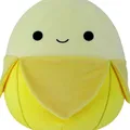 Mô hình Banana Squishmallow mini - Đồ chơi in 3D dễ thương - Thumbnail 2