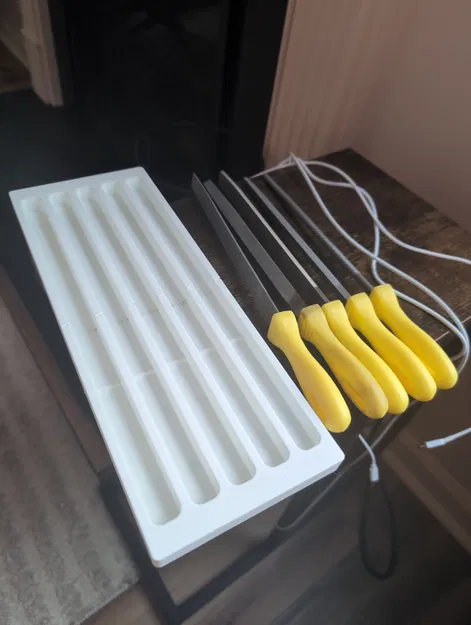 Khay lưu trữ Gridfinity cho bộ giũa Harbor Freight 5 chi tiết - Image 2