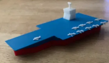 Mô hình tàu sân bay 3D - Thiết kế tàu chiến mini độc đáo - Image 1
