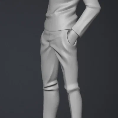 Mô hình 3D nhân vật Gojo Satoru chất lượng cao cho fan anime