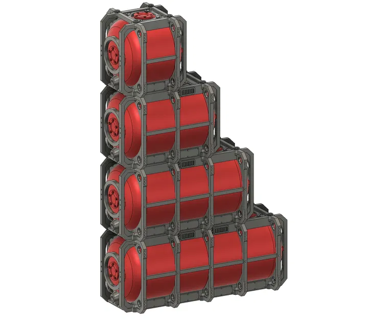 Mô hình Shipping Tank Container cho sa bàn Wargaming - Image 1