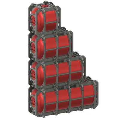 Mô hình Shipping Tank Container cho sa bàn Wargaming