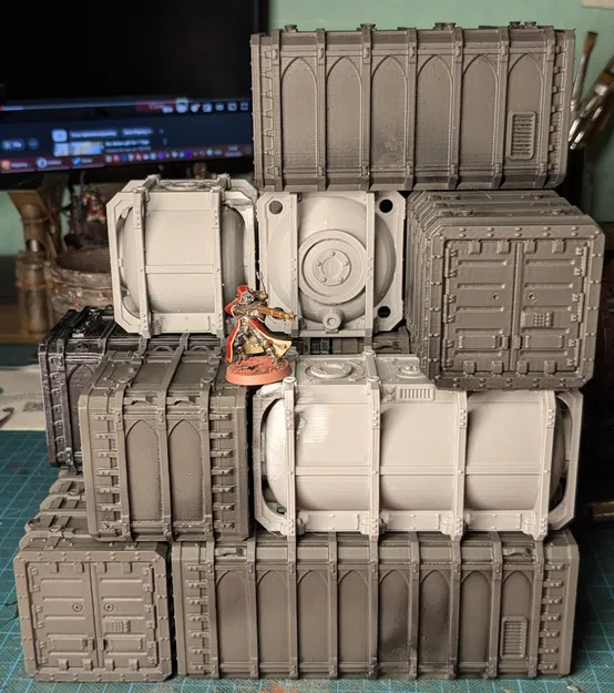 Mô hình Shipping Tank Container cho sa bàn Wargaming - Image 2