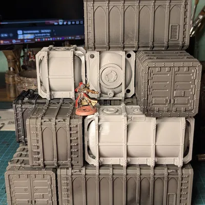 Mô hình Shipping Tank Container cho sa bàn Wargaming