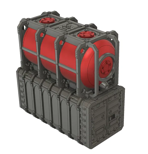 Mô hình Shipping Tank Container cho sa bàn Wargaming - Image 3