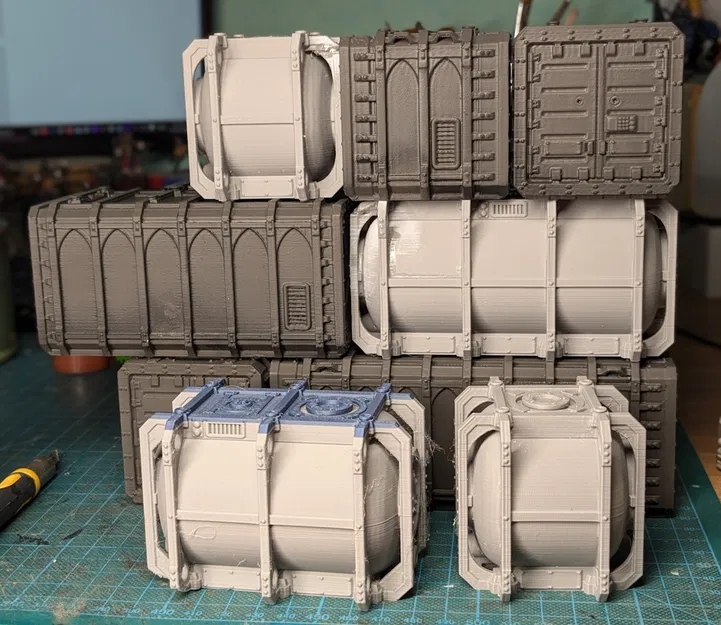 Mô hình Shipping Tank Container cho sa bàn Wargaming - Image 4