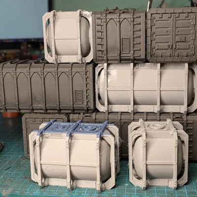 Mô hình Shipping Tank Container cho sa bàn Wargaming