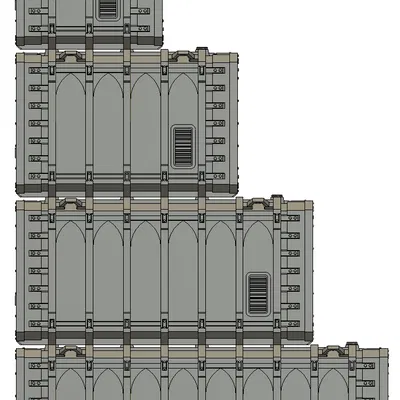 Bộ mô hình Shipping Container cho game chiến thuật Tabletop Wargaming