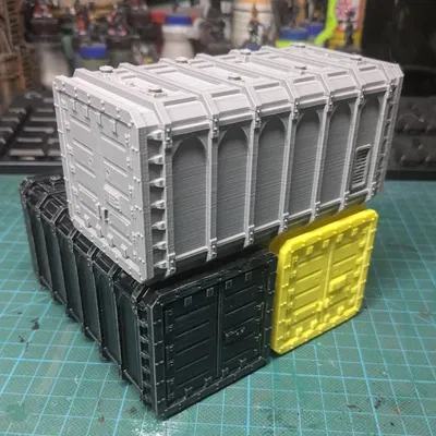 Bộ mô hình Shipping Container cho game chiến thuật Tabletop Wargaming