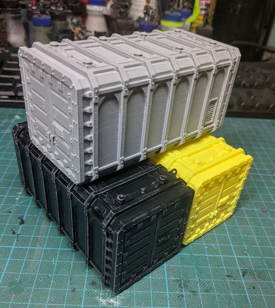 Bộ mô hình Shipping Container cho game chiến thuật Tabletop Wargaming - Image 5