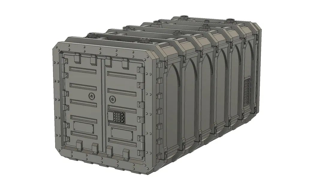 Bộ mô hình Shipping Container cho game chiến thuật Tabletop Wargaming - Image 6