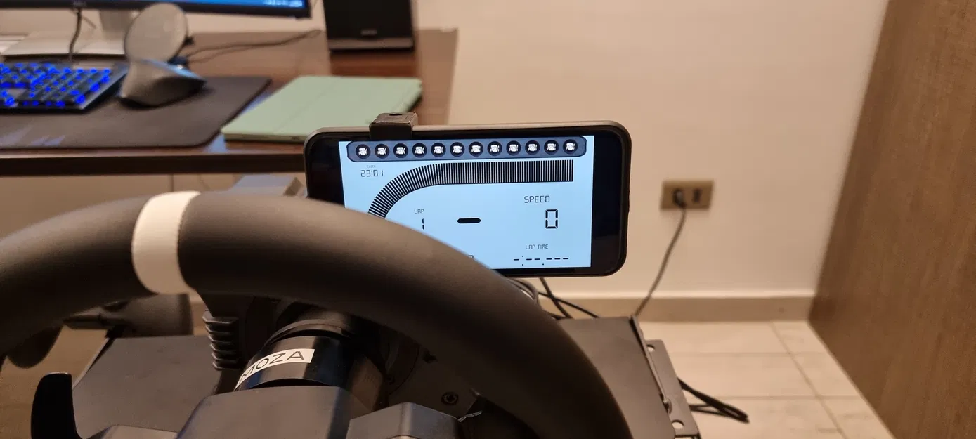 Giá đỡ điện thoại cho Moza R5 - Thiết kế chuyên dụng cho Sim Racing - Image 1