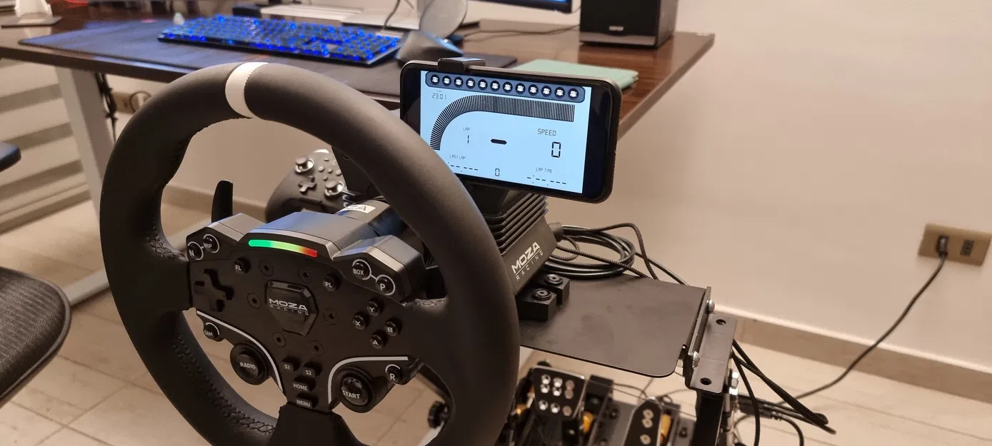 Giá đỡ điện thoại cho Moza R5 - Thiết kế chuyên dụng cho Sim Racing - Image 3