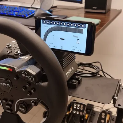 Giá đỡ điện thoại cho Moza R5 - Thiết kế chuyên dụng cho Sim Racing
