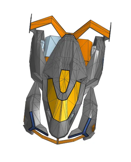 Mô hình siêu xe Molten M12 từ Roblox Jailbreak cho dân chơi hệ 3D - Image 1