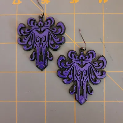 Bông tai Haunted Mansion in 3D - Phụ kiện Gothic độc đáo