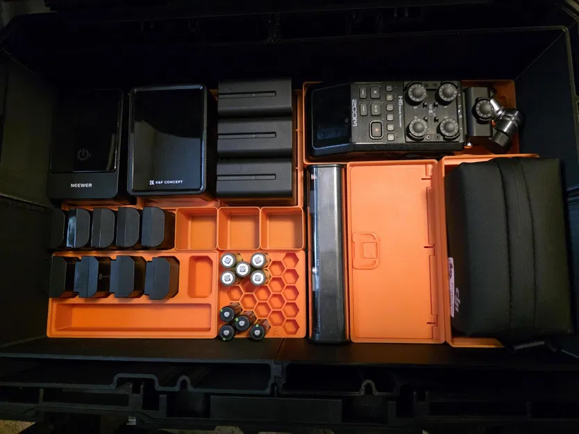 Hộp Đựng Zoom H6 Handy Recorder Hệ Gridfinity - Image 4