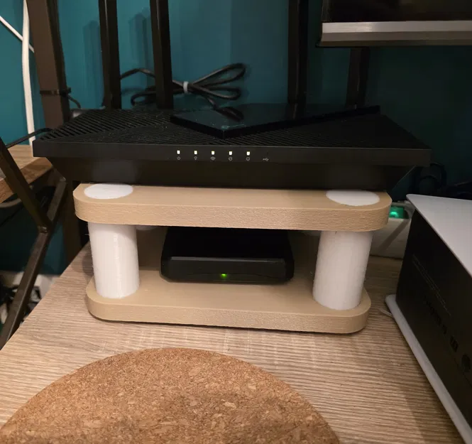 Khay kệ để Router, Switch và Raspberry Pi in 3D gọn gàng - Image 1
