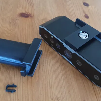 Tay cầm thiết kế riêng cho máy quét Creality Otter