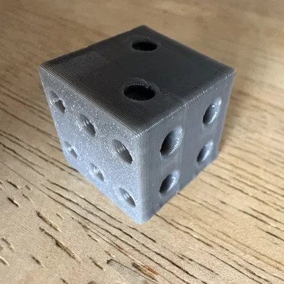 Bộ xúc xắc 3D đơn giản, dễ in tại nhà