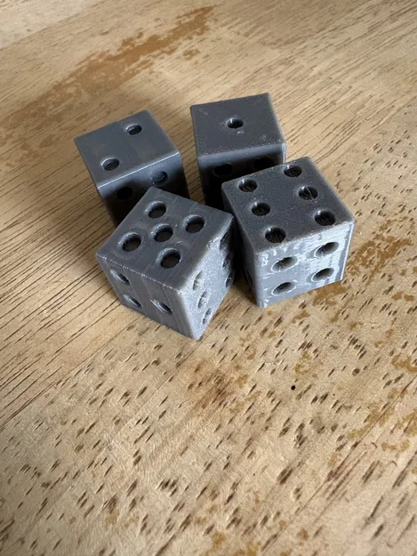 Bộ xúc xắc 3D đơn giản, dễ in tại nhà - Image 2