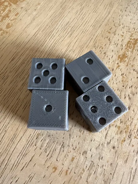 Bộ xúc xắc 3D đơn giản, dễ in tại nhà - Image 3