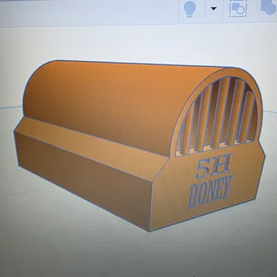 Mẫu in 3D ống tiếp phấn hoa khô cho ong (Dry Pollen Bee Tube)