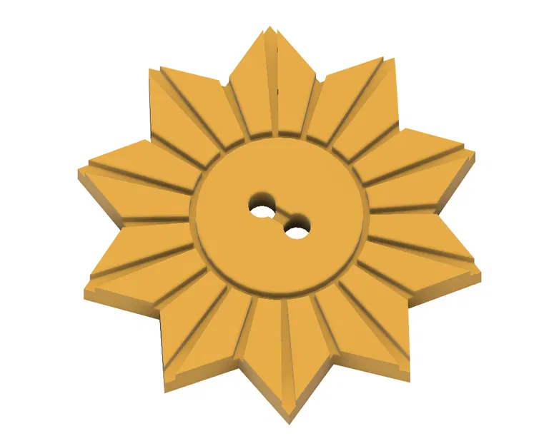 Cúc áo hình mặt trời (Sun Button) - Image 2
