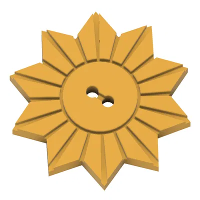Cúc áo hình mặt trời (Sun Button)